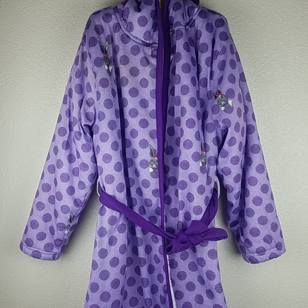 Woodraw & Friends Kids Bunny Purple Robe